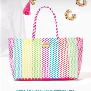 Lilly Pulitzer GWP Woven Tote